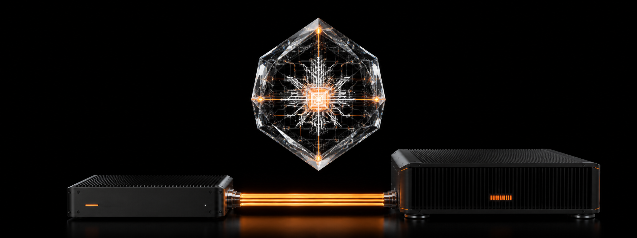 Orange AI Computer control node and compute node connected as one intelligence system